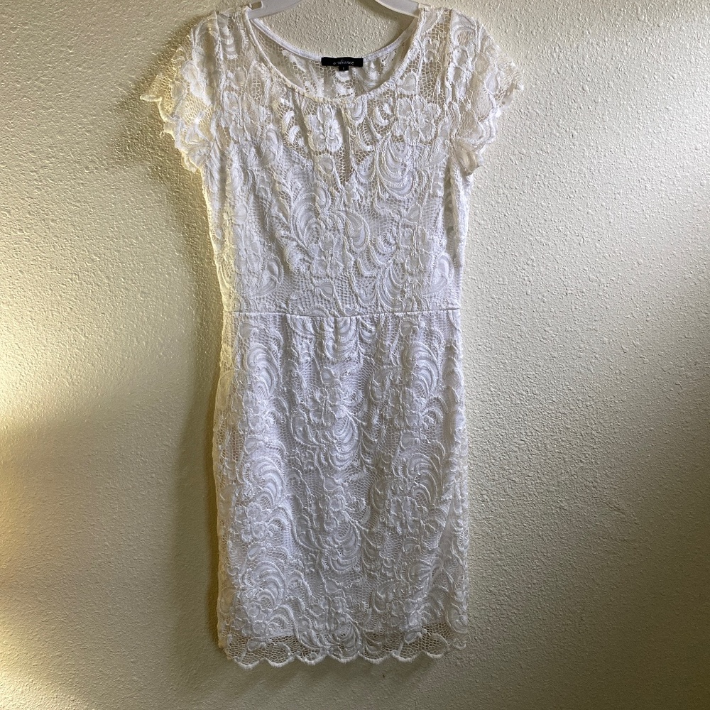 White dress barely used